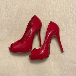 Call it Spring open-toe 5-inch high-heel